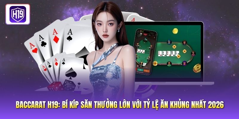 Baccarat H19: Bí Kíp Săn Thưởng Lớn Với Tỷ Lệ Ăn Khủng Nhất 2026